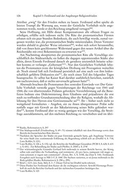 Bild der Seite - 126 - in Ferdinand I. als Kaiser - Politik und Herrscherauffassung des Nachfolgers Karls V.