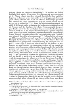 Image of the Page - 127 - in Ferdinand I. als Kaiser - Politik und Herrscherauffassung des Nachfolgers Karls V.