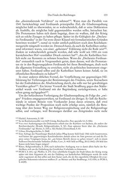 Image of the Page - 133 - in Ferdinand I. als Kaiser - Politik und Herrscherauffassung des Nachfolgers Karls V.