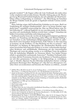 Image of the Page - 143 - in Ferdinand I. als Kaiser - Politik und Herrscherauffassung des Nachfolgers Karls V.