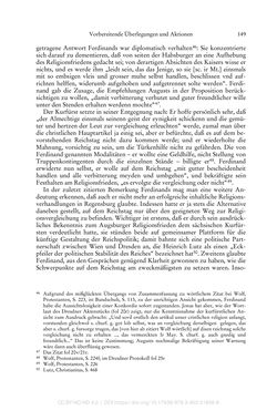 Image of the Page - 149 - in Ferdinand I. als Kaiser - Politik und Herrscherauffassung des Nachfolgers Karls V.
