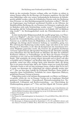 Image of the Page - 169 - in Ferdinand I. als Kaiser - Politik und Herrscherauffassung des Nachfolgers Karls V.