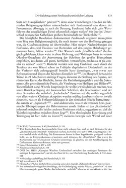 Image of the Page - 175 - in Ferdinand I. als Kaiser - Politik und Herrscherauffassung des Nachfolgers Karls V.