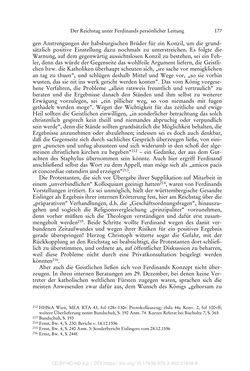 Image of the Page - 177 - in Ferdinand I. als Kaiser - Politik und Herrscherauffassung des Nachfolgers Karls V.