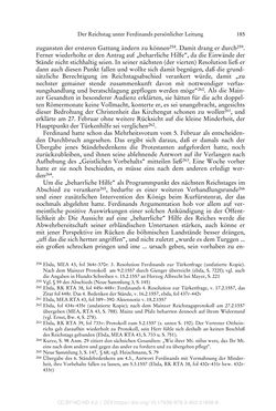 Bild der Seite - 185 - in Ferdinand I. als Kaiser - Politik und Herrscherauffassung des Nachfolgers Karls V.