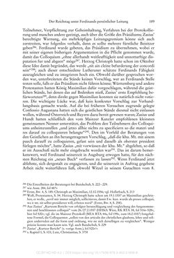 Bild der Seite - 189 - in Ferdinand I. als Kaiser - Politik und Herrscherauffassung des Nachfolgers Karls V.