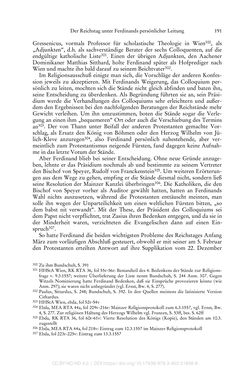 Bild der Seite - 191 - in Ferdinand I. als Kaiser - Politik und Herrscherauffassung des Nachfolgers Karls V.