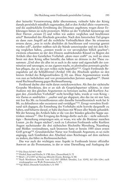 Bild der Seite - 193 - in Ferdinand I. als Kaiser - Politik und Herrscherauffassung des Nachfolgers Karls V.