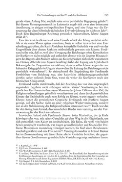 Image of the Page - 215 - in Ferdinand I. als Kaiser - Politik und Herrscherauffassung des Nachfolgers Karls V.