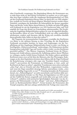 Image of the Page - 231 - in Ferdinand I. als Kaiser - Politik und Herrscherauffassung des Nachfolgers Karls V.