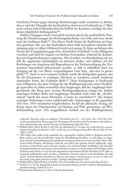 Image of the Page - 233 - in Ferdinand I. als Kaiser - Politik und Herrscherauffassung des Nachfolgers Karls V.