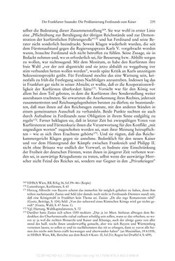 Bild der Seite - 235 - in Ferdinand I. als Kaiser - Politik und Herrscherauffassung des Nachfolgers Karls V.