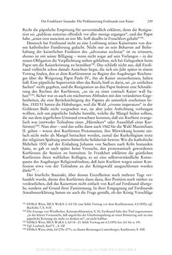 Bild der Seite - 239 - in Ferdinand I. als Kaiser - Politik und Herrscherauffassung des Nachfolgers Karls V.