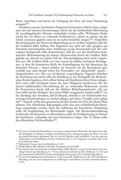 Bild der Seite - 241 - in Ferdinand I. als Kaiser - Politik und Herrscherauffassung des Nachfolgers Karls V.