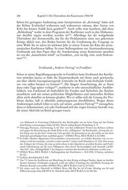 Image of the Page - 246 - in Ferdinand I. als Kaiser - Politik und Herrscherauffassung des Nachfolgers Karls V.