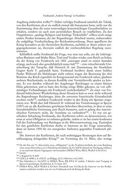 Image of the Page - 249 - in Ferdinand I. als Kaiser - Politik und Herrscherauffassung des Nachfolgers Karls V.