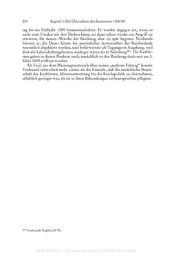 Image of the Page - 254 - in Ferdinand I. als Kaiser - Politik und Herrscherauffassung des Nachfolgers Karls V.