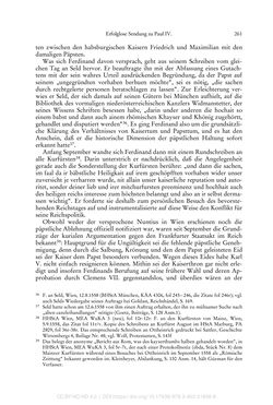 Bild der Seite - 261 - in Ferdinand I. als Kaiser - Politik und Herrscherauffassung des Nachfolgers Karls V.