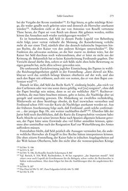 Bild der Seite - 275 - in Ferdinand I. als Kaiser - Politik und Herrscherauffassung des Nachfolgers Karls V.