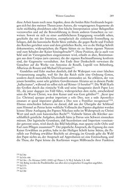 Image of the Page - 289 - in Ferdinand I. als Kaiser - Politik und Herrscherauffassung des Nachfolgers Karls V.