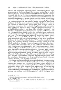 Image of the Page - 294 - in Ferdinand I. als Kaiser - Politik und Herrscherauffassung des Nachfolgers Karls V.