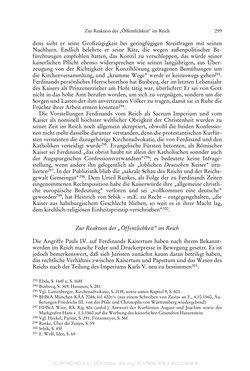 Bild der Seite - 299 - in Ferdinand I. als Kaiser - Politik und Herrscherauffassung des Nachfolgers Karls V.