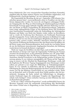 Image of the Page - 318 - in Ferdinand I. als Kaiser - Politik und Herrscherauffassung des Nachfolgers Karls V.