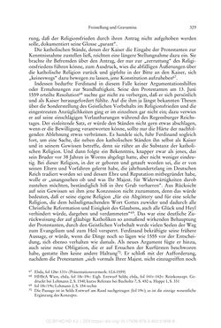 Image of the Page - 329 - in Ferdinand I. als Kaiser - Politik und Herrscherauffassung des Nachfolgers Karls V.