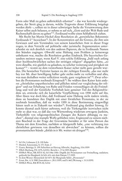 Image of the Page - 330 - in Ferdinand I. als Kaiser - Politik und Herrscherauffassung des Nachfolgers Karls V.