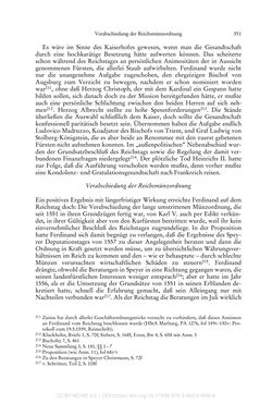Bild der Seite - 351 - in Ferdinand I. als Kaiser - Politik und Herrscherauffassung des Nachfolgers Karls V.