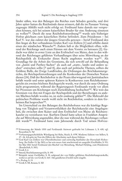 Bild der Seite - 354 - in Ferdinand I. als Kaiser - Politik und Herrscherauffassung des Nachfolgers Karls V.