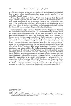Image of the Page - 358 - in Ferdinand I. als Kaiser - Politik und Herrscherauffassung des Nachfolgers Karls V.