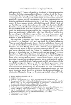 Image of the Page - 363 - in Ferdinand I. als Kaiser - Politik und Herrscherauffassung des Nachfolgers Karls V.