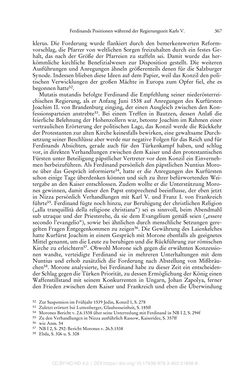 Image of the Page - 367 - in Ferdinand I. als Kaiser - Politik und Herrscherauffassung des Nachfolgers Karls V.