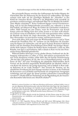 Image of the Page - 401 - in Ferdinand I. als Kaiser - Politik und Herrscherauffassung des Nachfolgers Karls V.