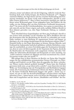 Image of the Page - 403 - in Ferdinand I. als Kaiser - Politik und Herrscherauffassung des Nachfolgers Karls V.