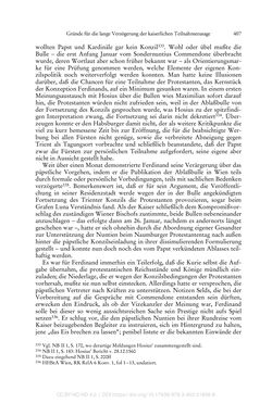 Image of the Page - 407 - in Ferdinand I. als Kaiser - Politik und Herrscherauffassung des Nachfolgers Karls V.