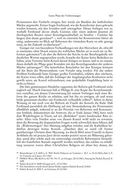 Image of the Page - 423 - in Ferdinand I. als Kaiser - Politik und Herrscherauffassung des Nachfolgers Karls V.