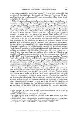 Image of the Page - 447 - in Ferdinand I. als Kaiser - Politik und Herrscherauffassung des Nachfolgers Karls V.