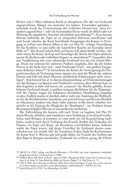 Image of the Page - 465 - in Ferdinand I. als Kaiser - Politik und Herrscherauffassung des Nachfolgers Karls V.