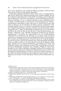 Image of the Page - 466 - in Ferdinand I. als Kaiser - Politik und Herrscherauffassung des Nachfolgers Karls V.