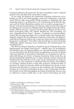 Image of the Page - 476 - in Ferdinand I. als Kaiser - Politik und Herrscherauffassung des Nachfolgers Karls V.