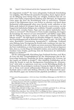 Image of the Page - 500 - in Ferdinand I. als Kaiser - Politik und Herrscherauffassung des Nachfolgers Karls V.