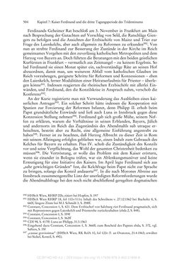 Image of the Page - 504 - in Ferdinand I. als Kaiser - Politik und Herrscherauffassung des Nachfolgers Karls V.