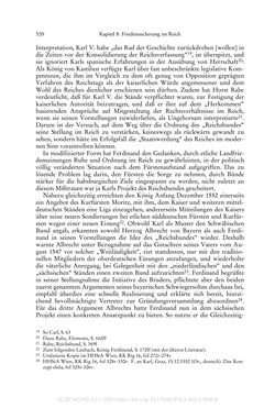 Image of the Page - 520 - in Ferdinand I. als Kaiser - Politik und Herrscherauffassung des Nachfolgers Karls V.
