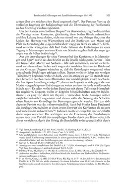Image of the Page - 523 - in Ferdinand I. als Kaiser - Politik und Herrscherauffassung des Nachfolgers Karls V.