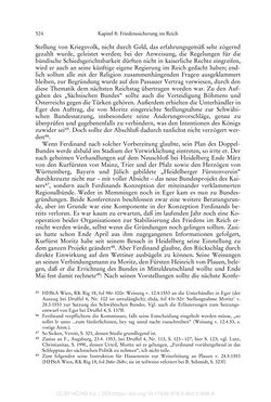 Image of the Page - 524 - in Ferdinand I. als Kaiser - Politik und Herrscherauffassung des Nachfolgers Karls V.