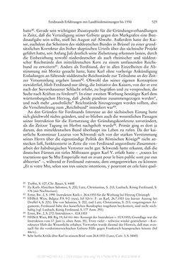 Image of the Page - 529 - in Ferdinand I. als Kaiser - Politik und Herrscherauffassung des Nachfolgers Karls V.
