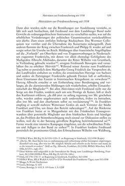 Image of the Page - 539 - in Ferdinand I. als Kaiser - Politik und Herrscherauffassung des Nachfolgers Karls V.