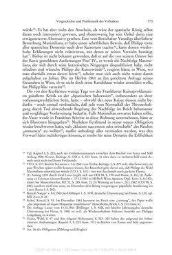 Image of the Page - 573 - in Ferdinand I. als Kaiser - Politik und Herrscherauffassung des Nachfolgers Karls V.